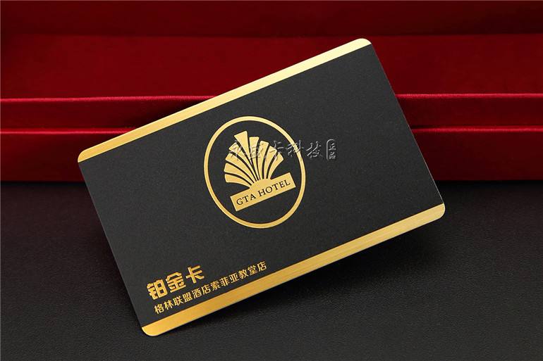 拉丝金卡图片